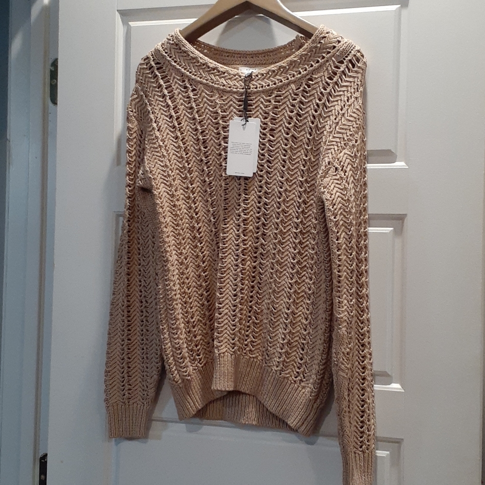 Reiss Silive open-knit cotton jumper - Picture 8 of 11